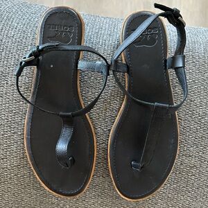 SOREL Women’s T-Strap Flat Sandals - Size 10